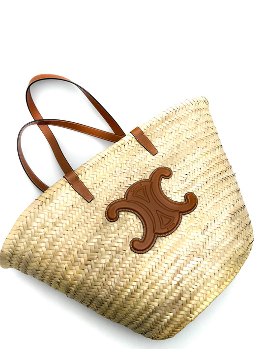 Celine Medium Triomphe Classic Panier Basket Bag