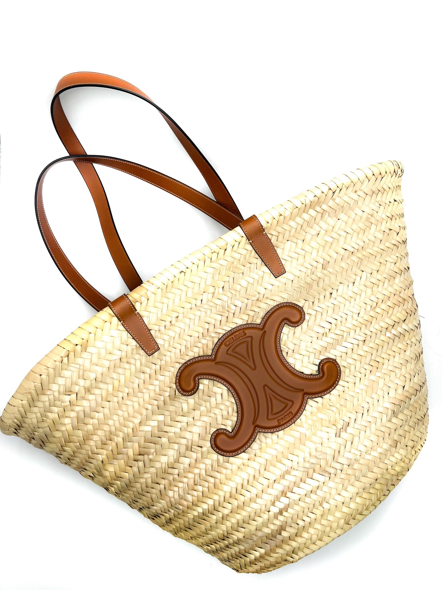 Celine Medium Triomphe Classic Panier Basket Bag