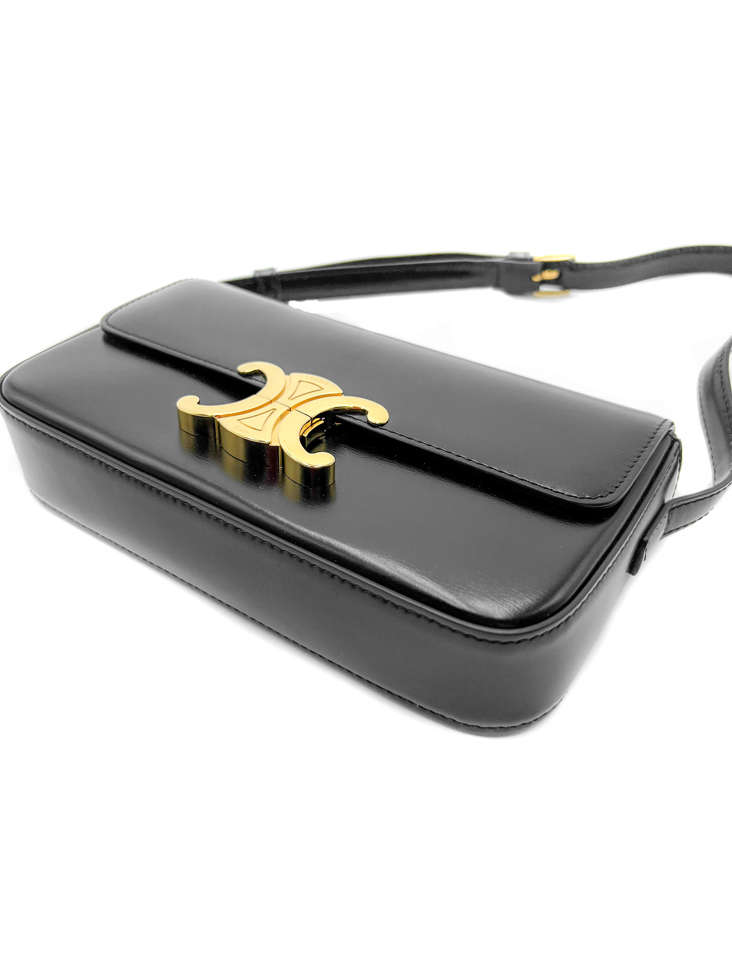 Celine Shoulder Bag Claude in Shiny Calfskin