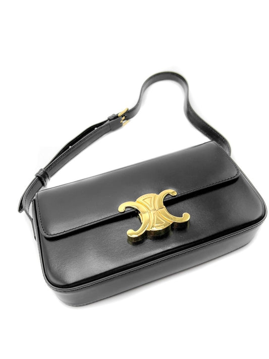 Celine Shoulder Bag Claude in Shiny Calfskin
