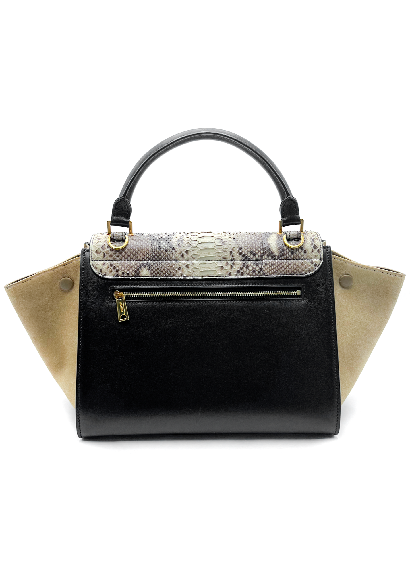 Celine Python Trapeze Bag Medium