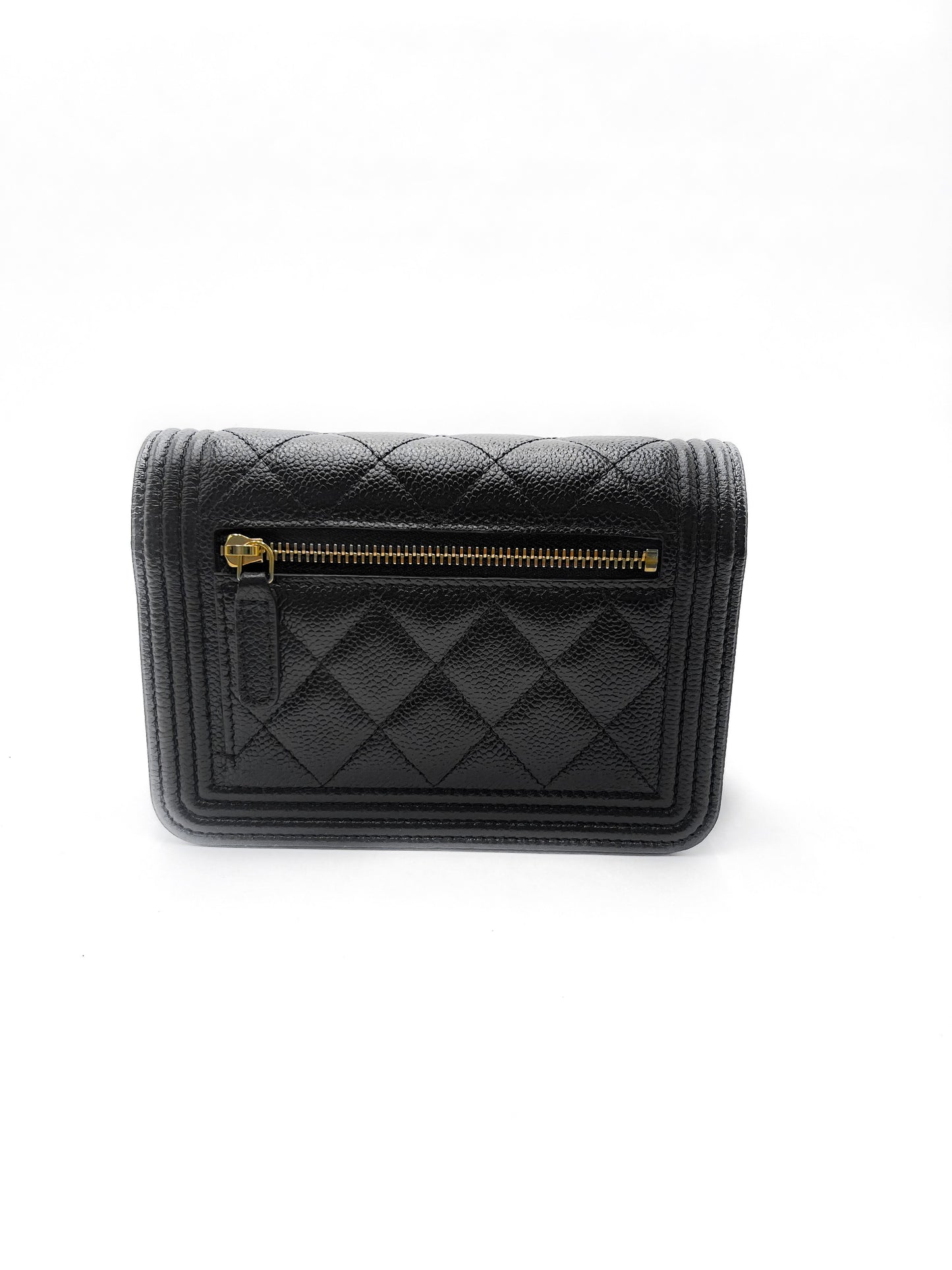 Chanel 22A Boy Clutch with Chain Mini