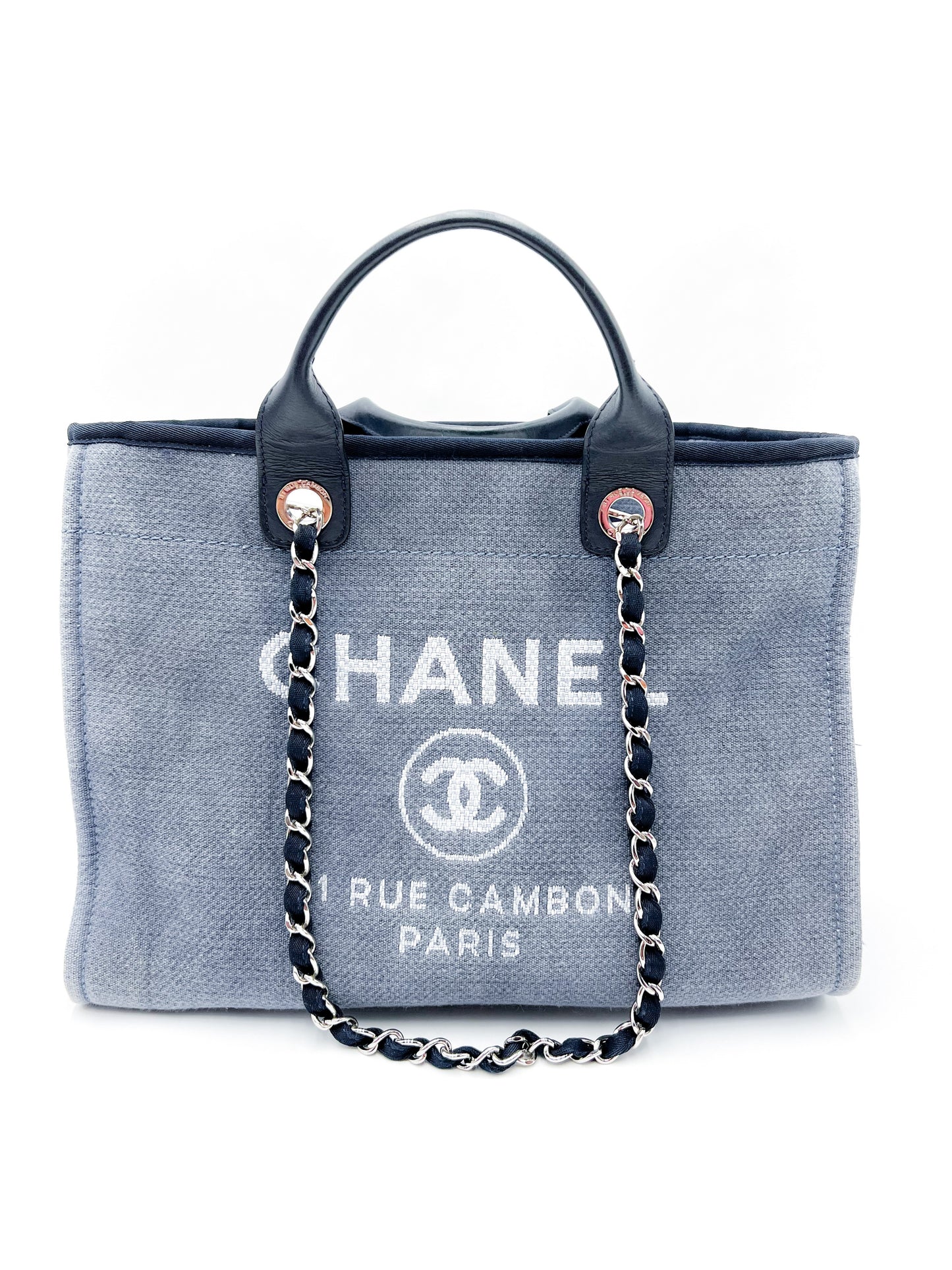 Chanel Deauville Medium Blue