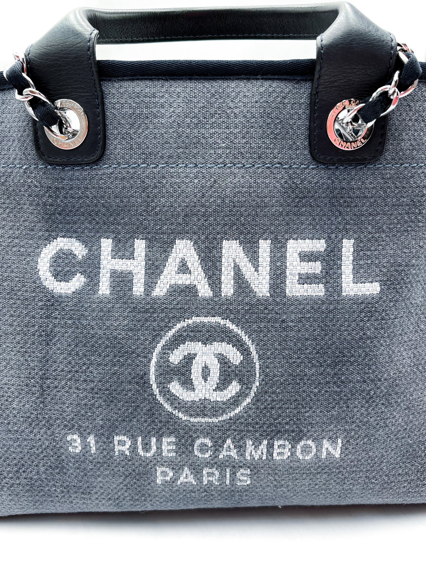 Chanel Deauville Medium Blue