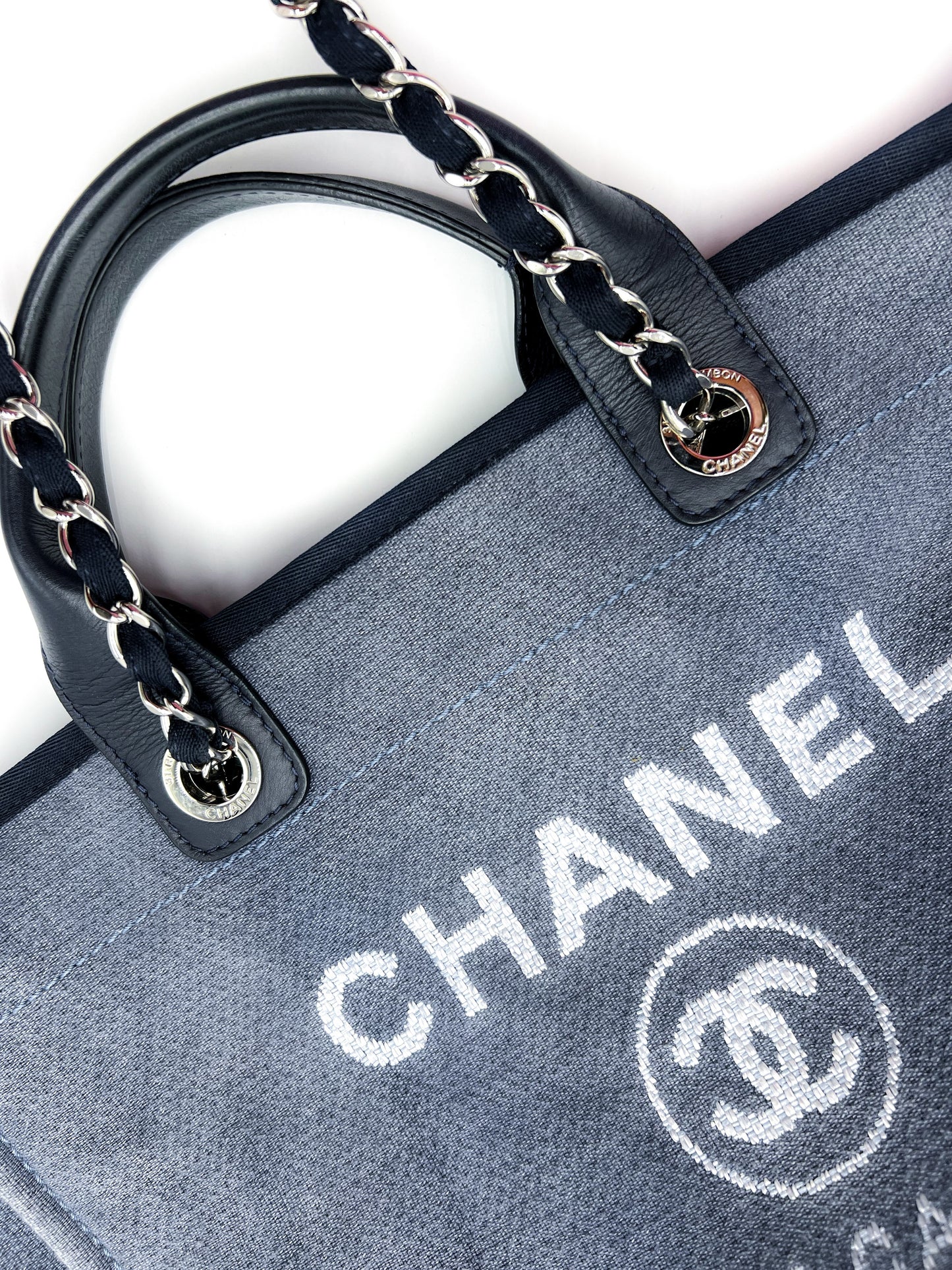Chanel Deauville Medium Blue