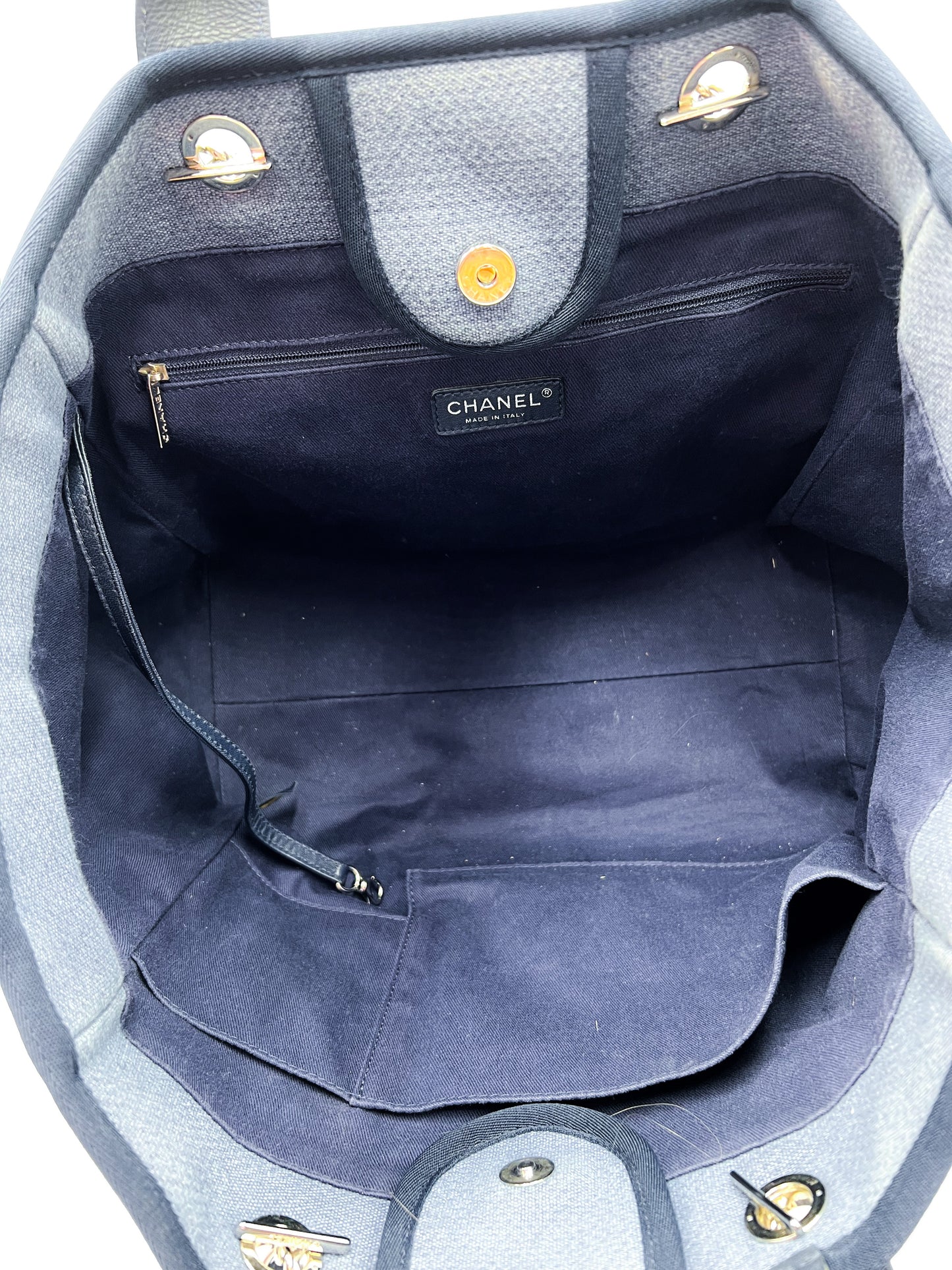 Chanel Deauville Medium Blue