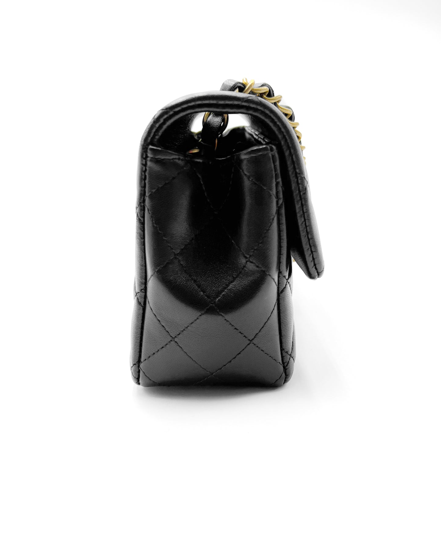 Chanel Mini Rectangle Flap Black with Gold Hardware