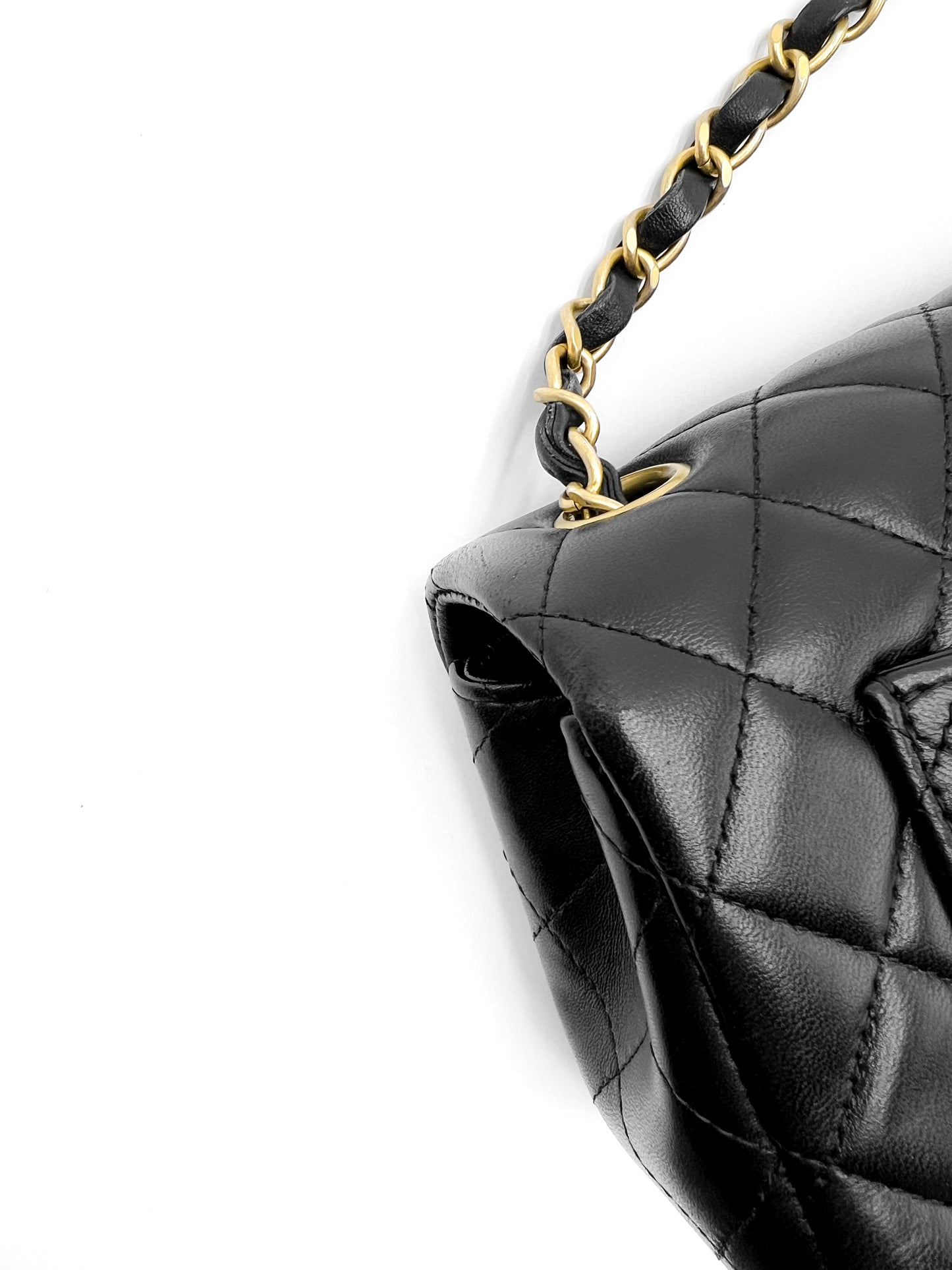 Chanel Mini Rectangle Flap Black with Gold Hardware