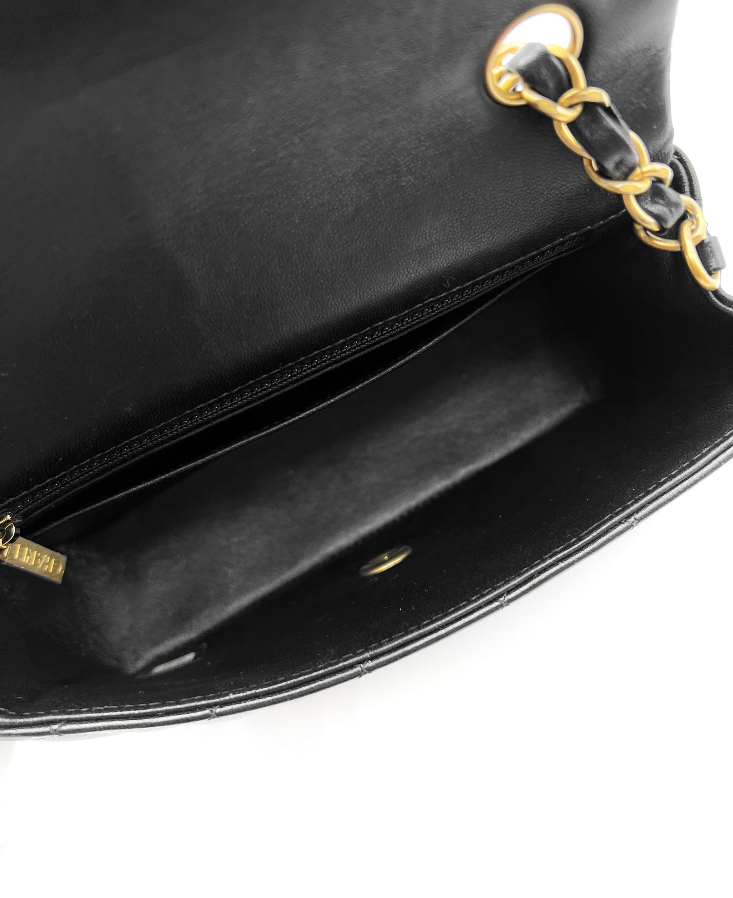 Chanel Mini Rectangle Flap Black with Gold Hardware