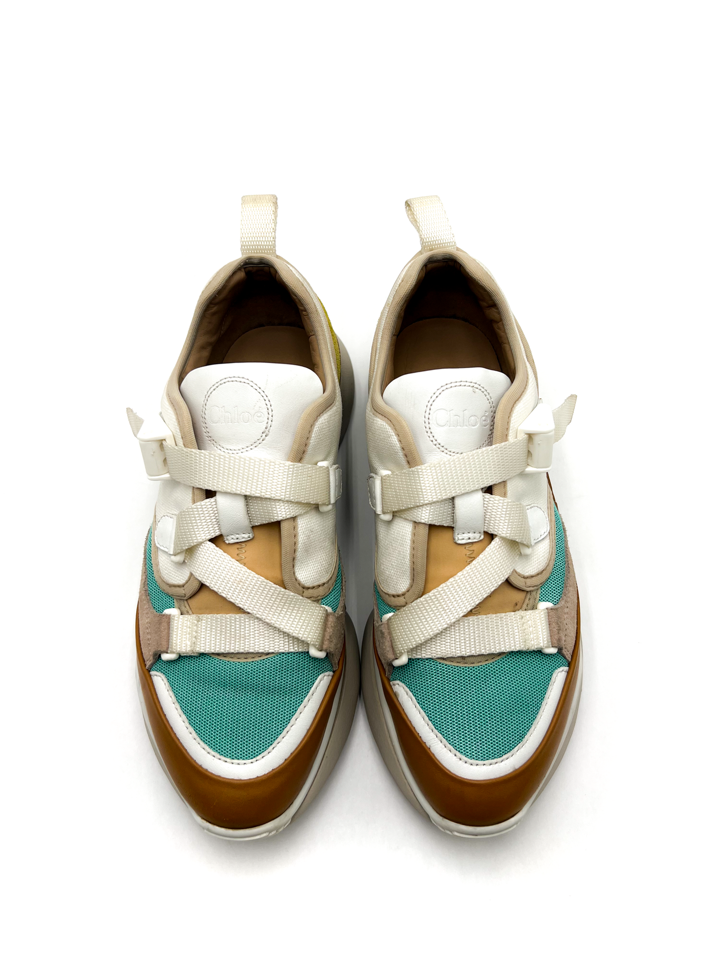 Chloé Multi Colour White Trainers