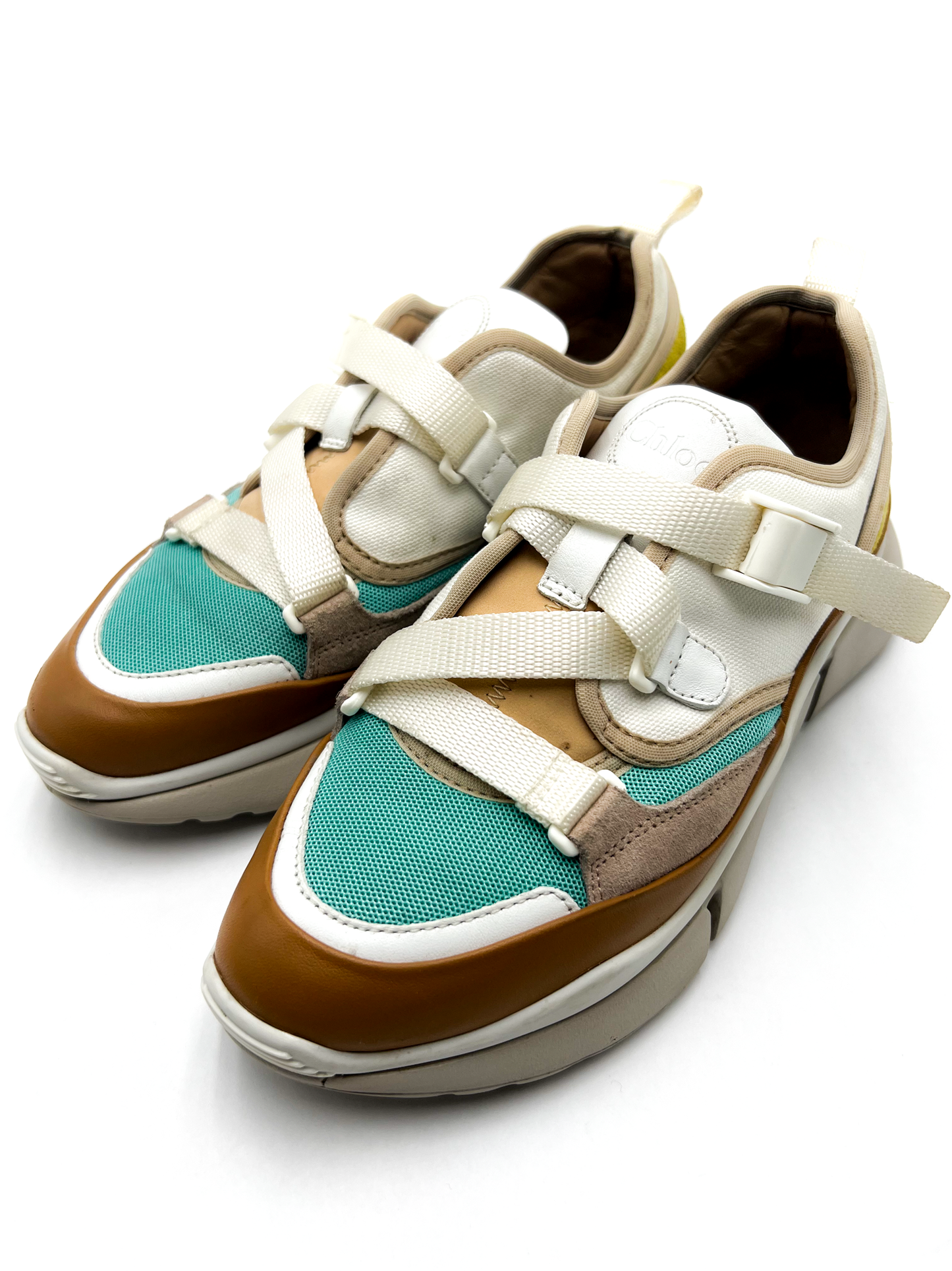 Chloé Multi Colour White Trainers