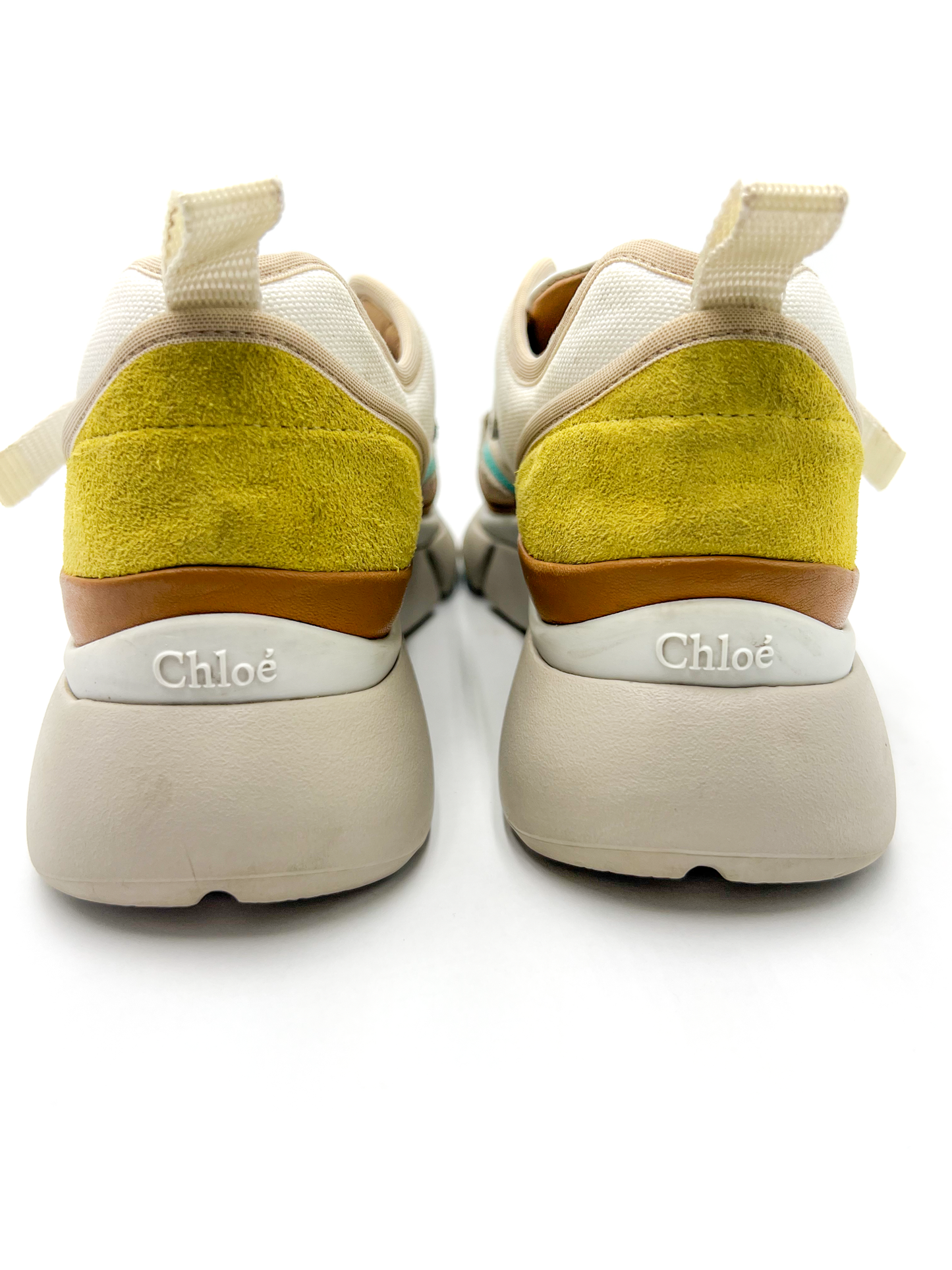 Chloé Multi Colour White Trainers