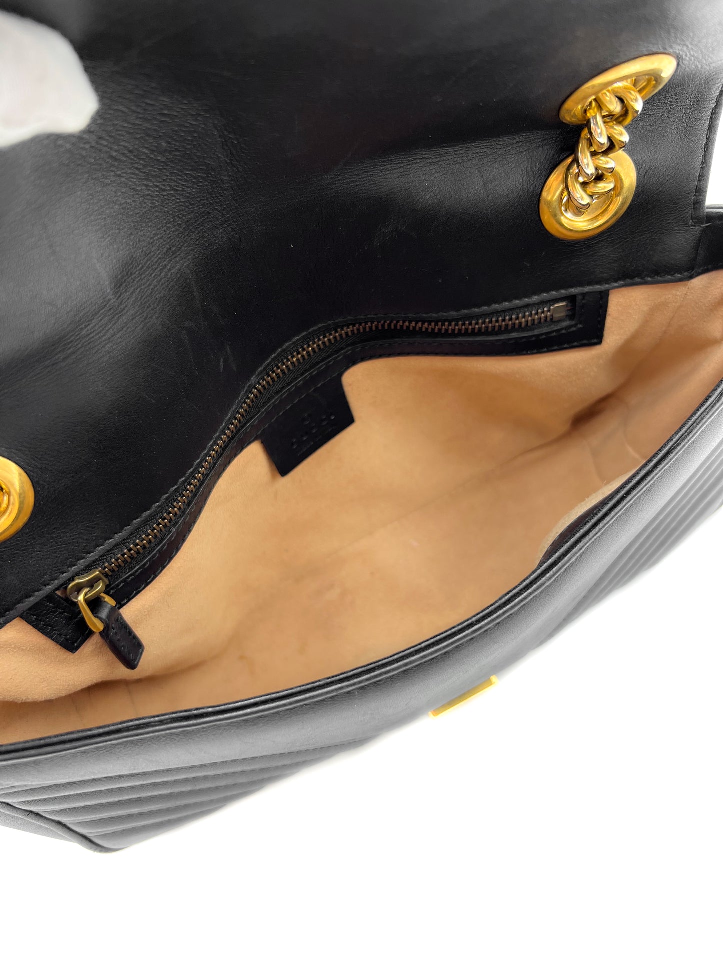 Gucci Marmont Small Black with Gold Hardware