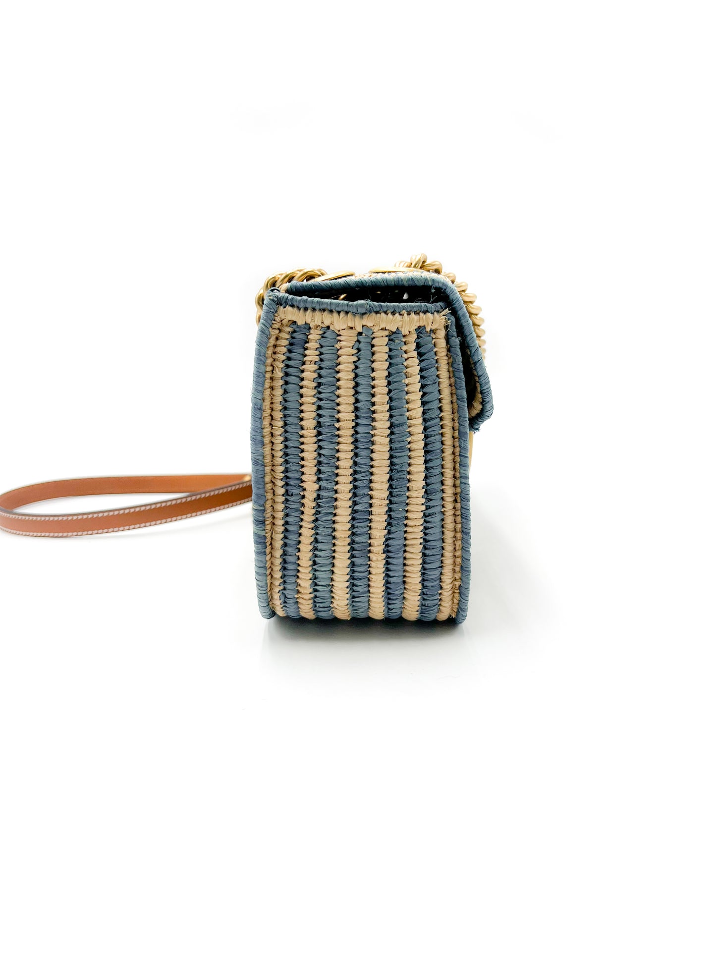 Gucci GG Marmont Small Shoulder Bag Rattan RARE