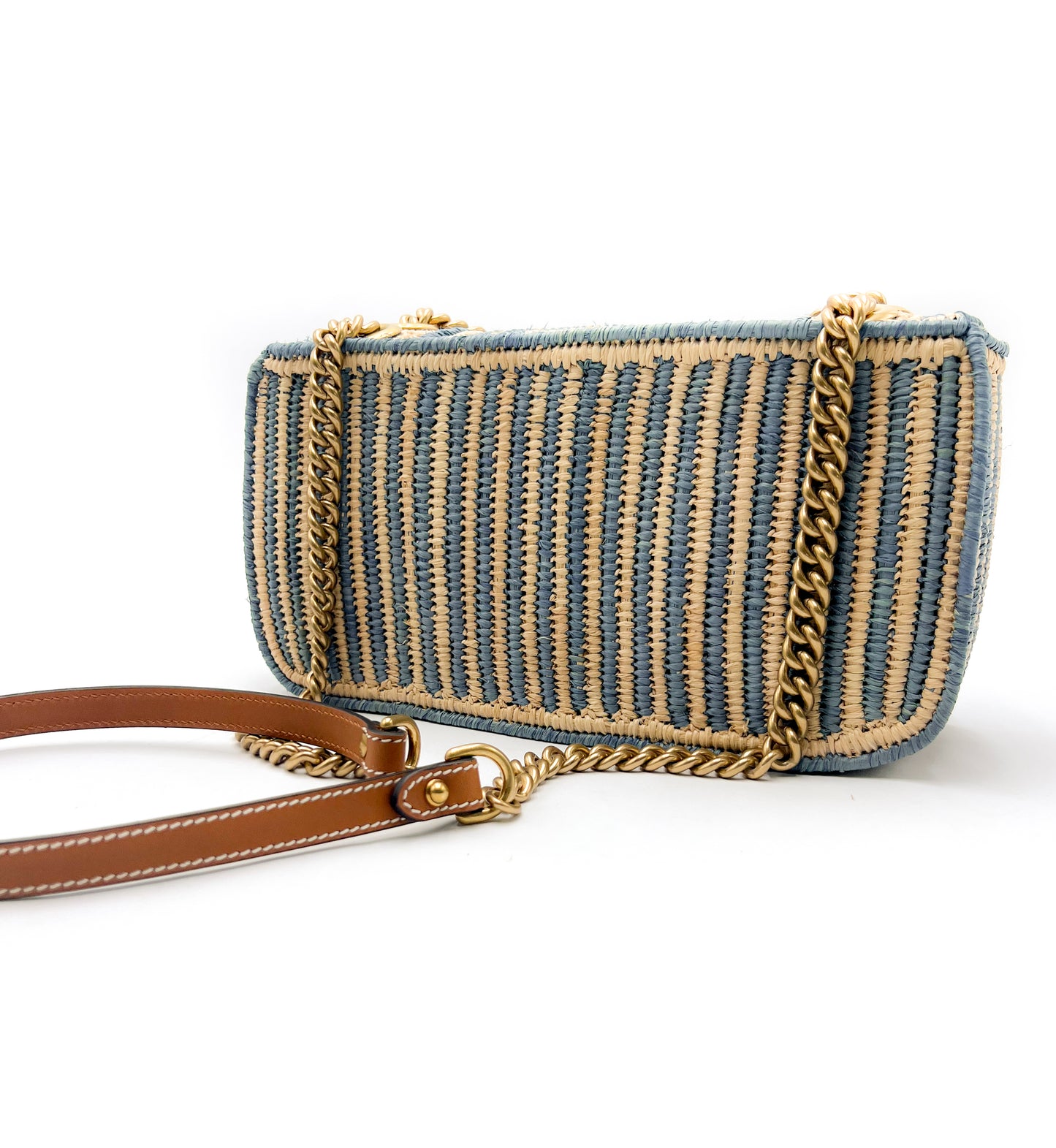 Gucci GG Marmont Small Shoulder Bag Rattan RARE