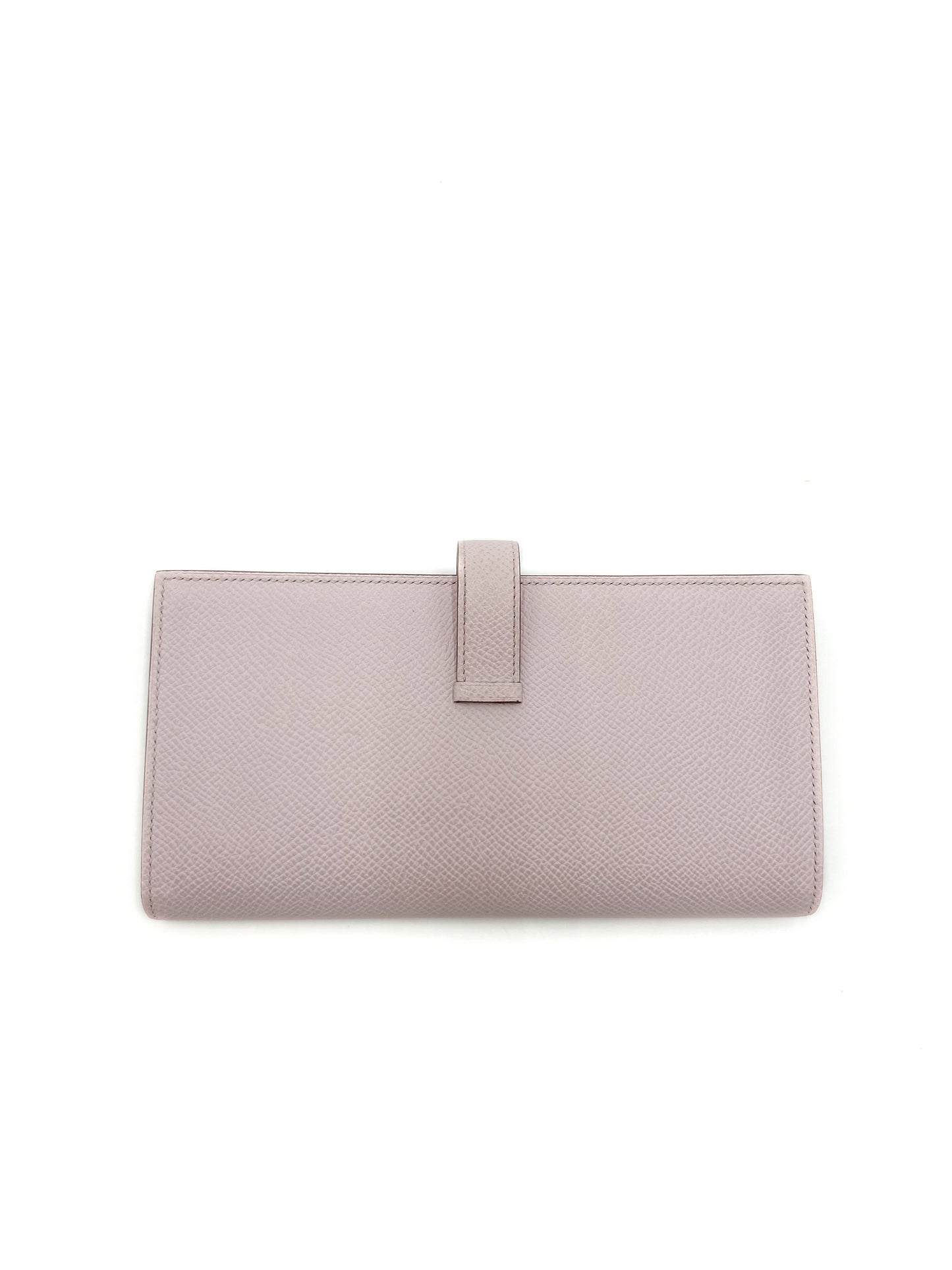 Hermès Bearn Wallet Light Pink SHW silver hardware