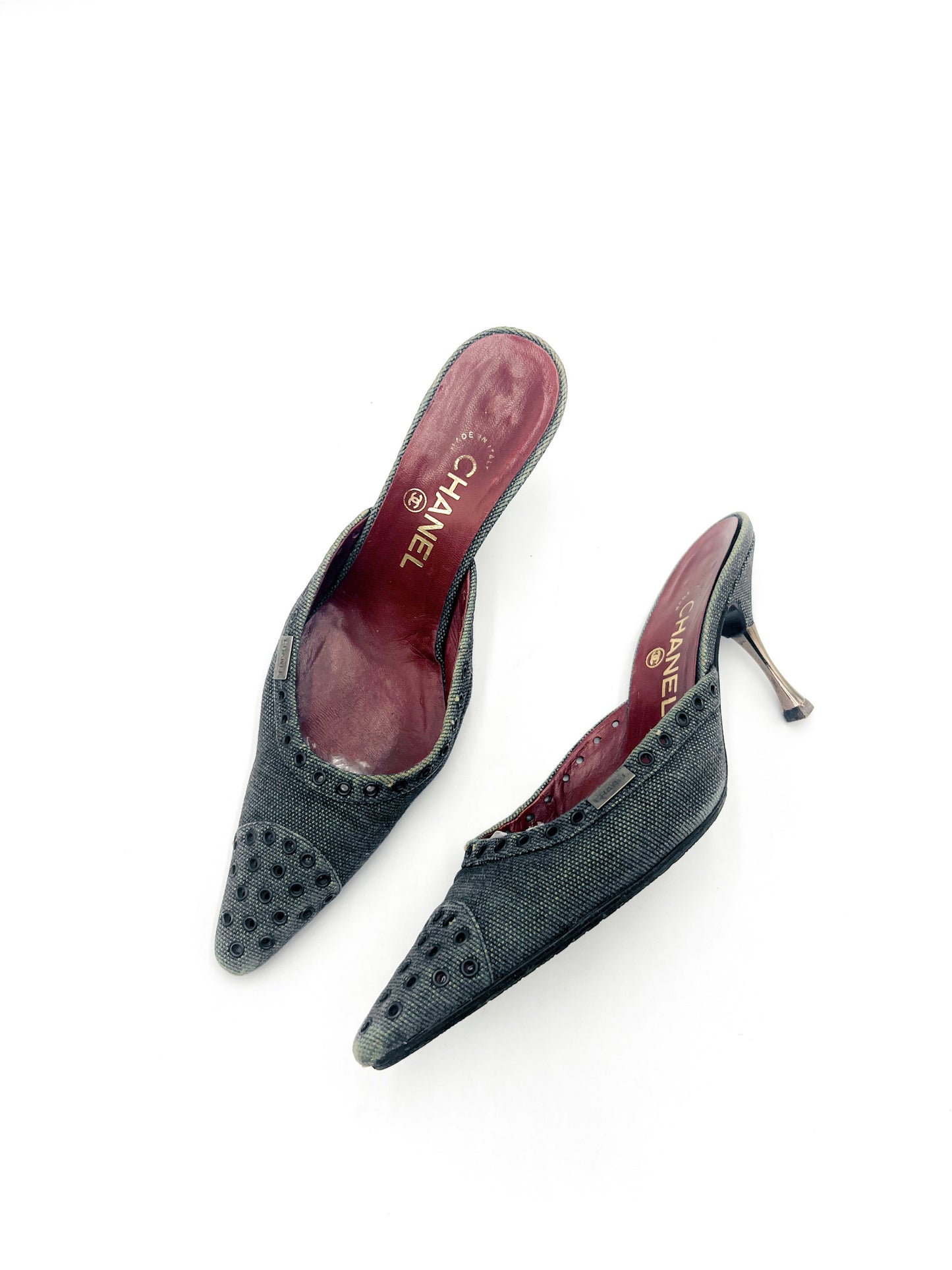 Chanel Denim Mules VINTAGE