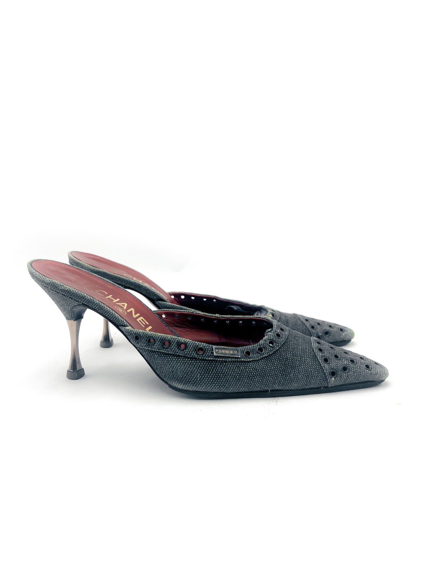 Chanel Denim Mules VINTAGE