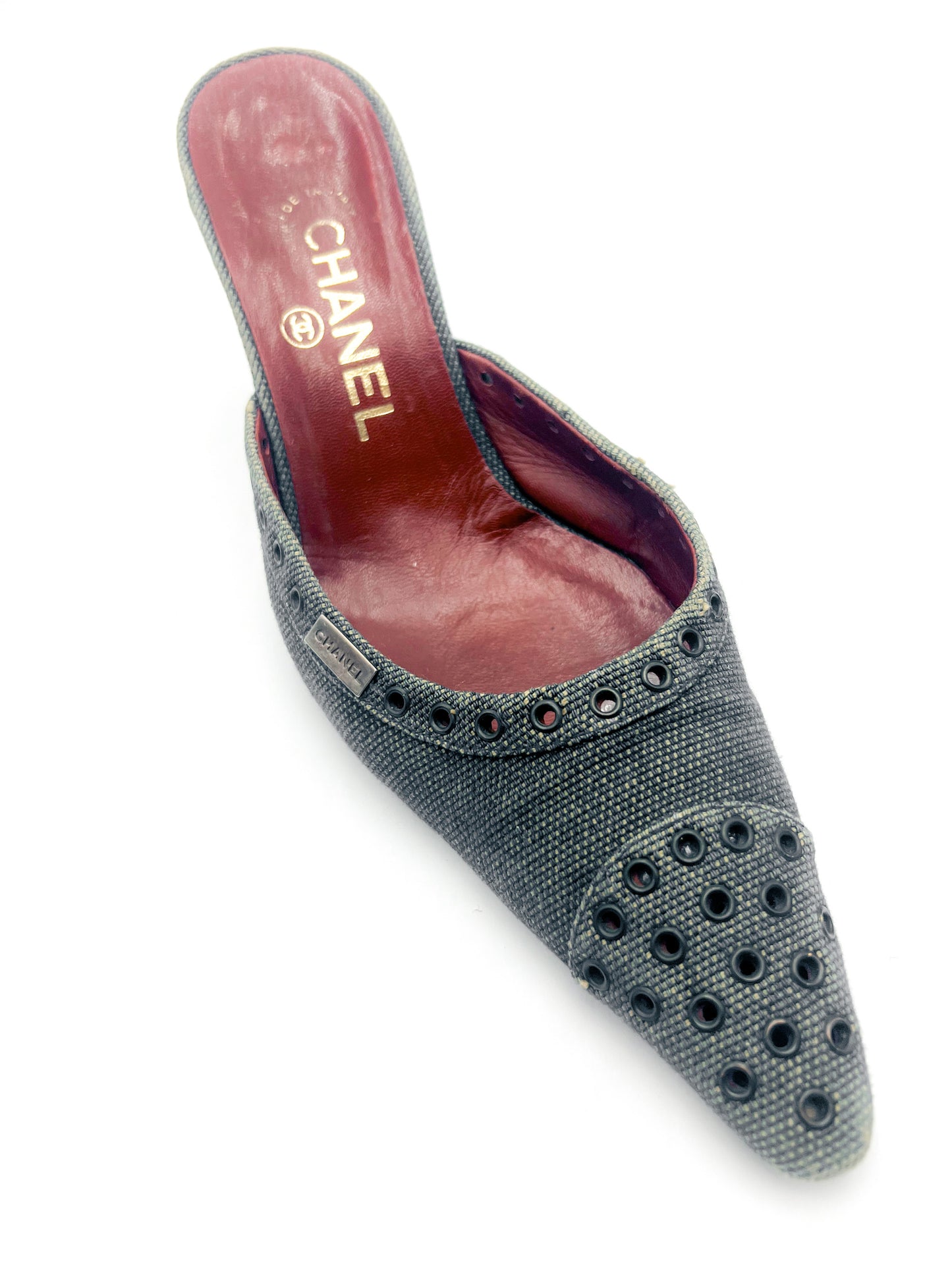 Chanel Denim Mules VINTAGE