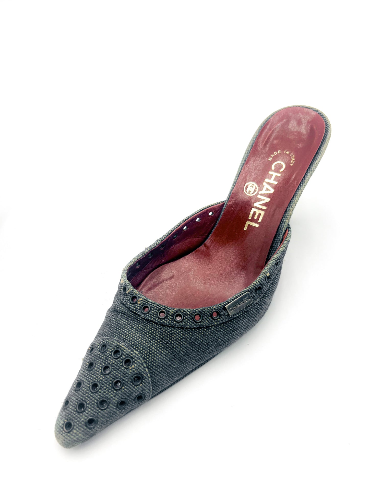 Chanel Denim Mules VINTAGE