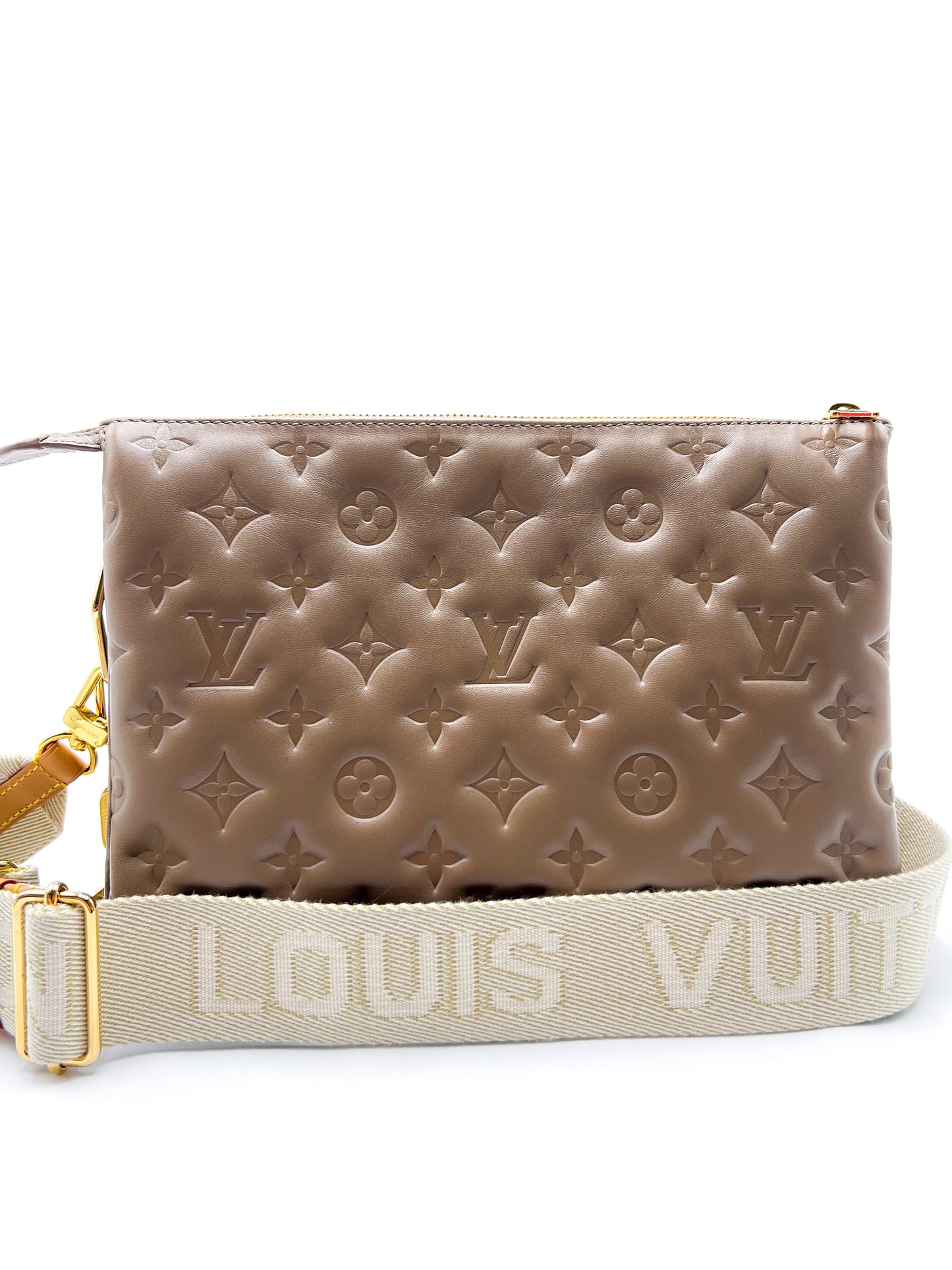 Louis Vuitton Coussin PM Taupe Lamb