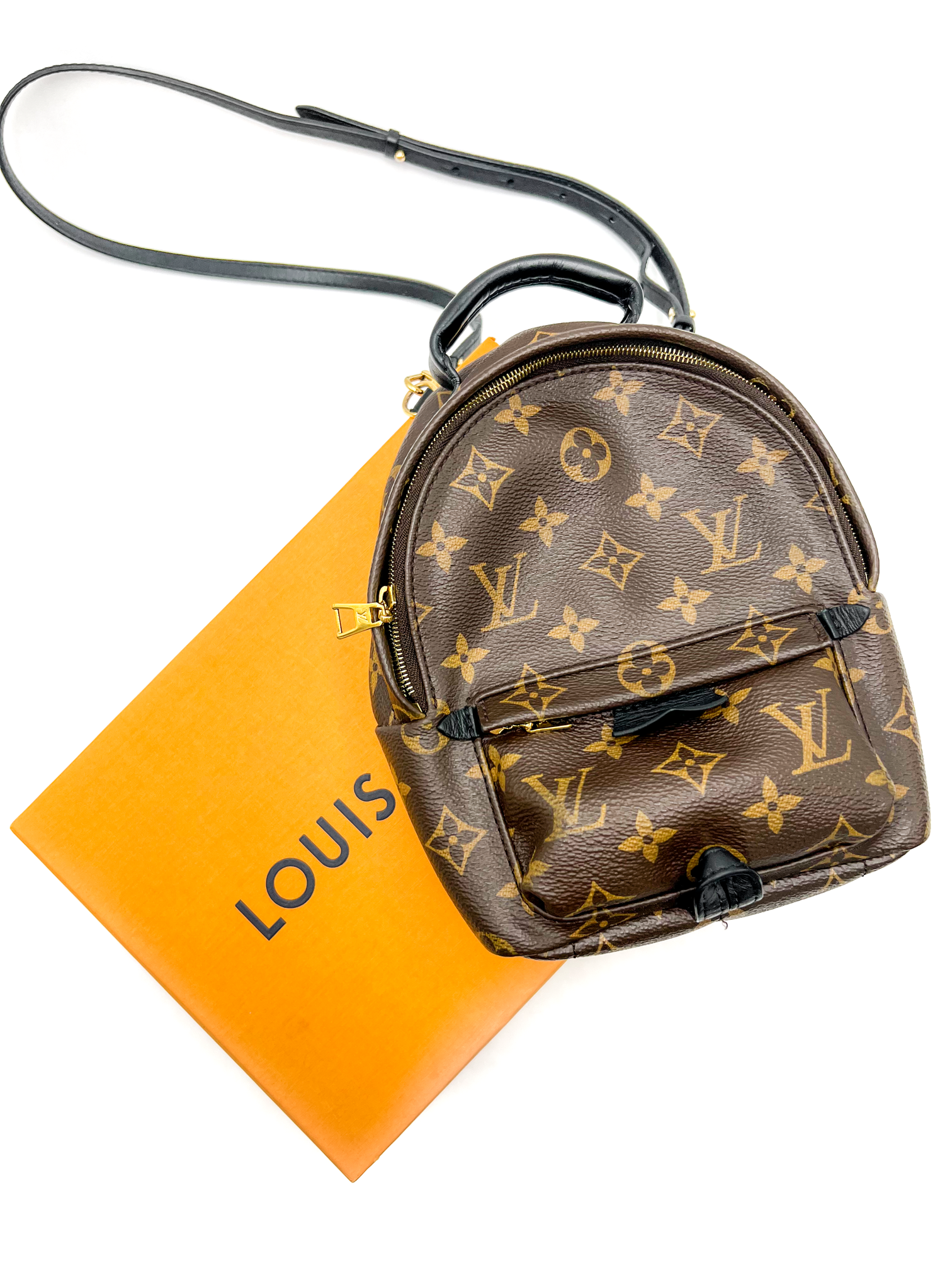 Louis Vuitton, Bags, Auth Louis Vuitton Mini Palm Springs Discontinued