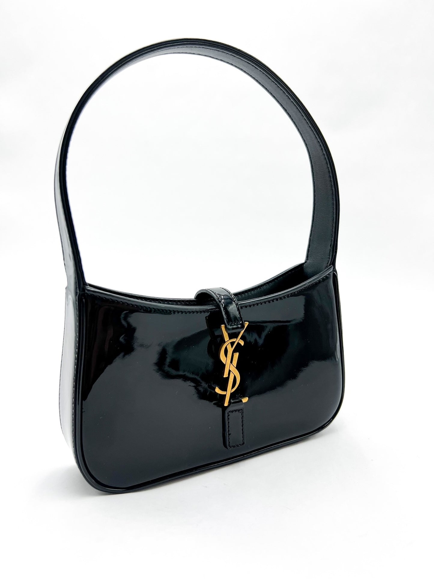 Saint Laurent 2022 le 5 à 7 Mini in shiny leather