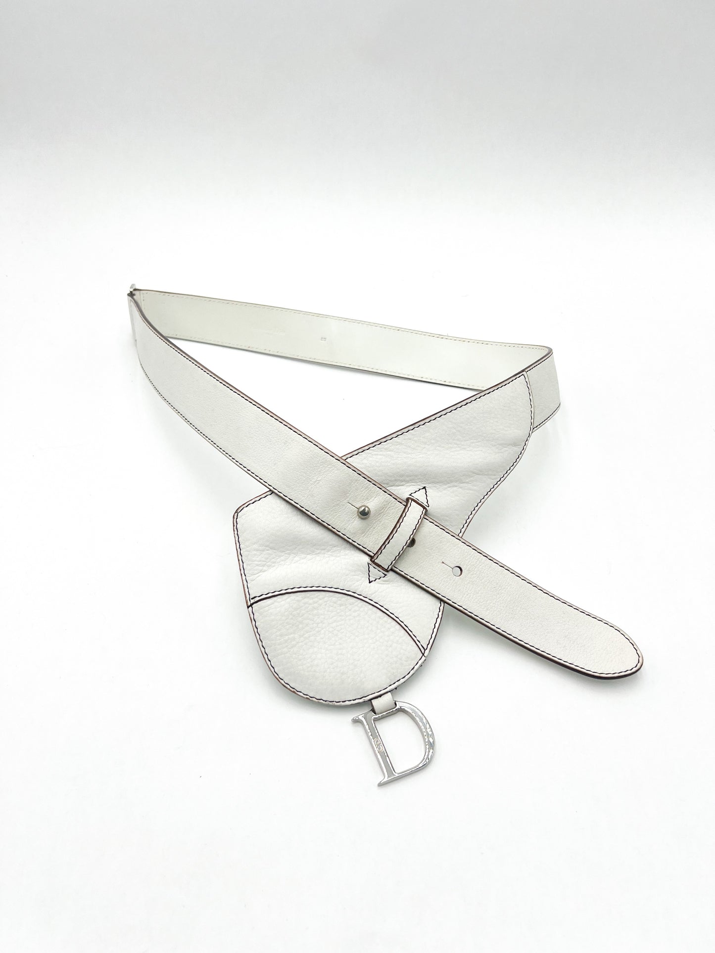 Dior Saddle Leather Belt Bag by John Galliano VINTAGE