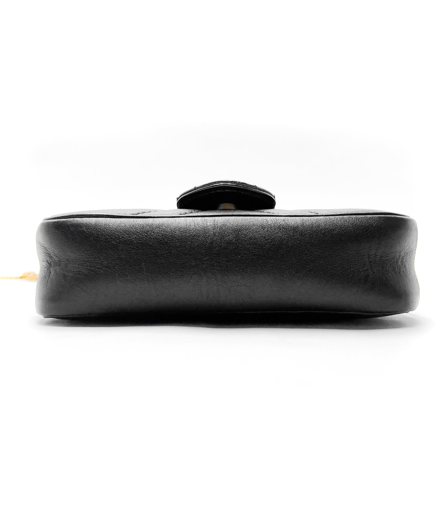 Gucci Black Super Mini GG Marmont Bag