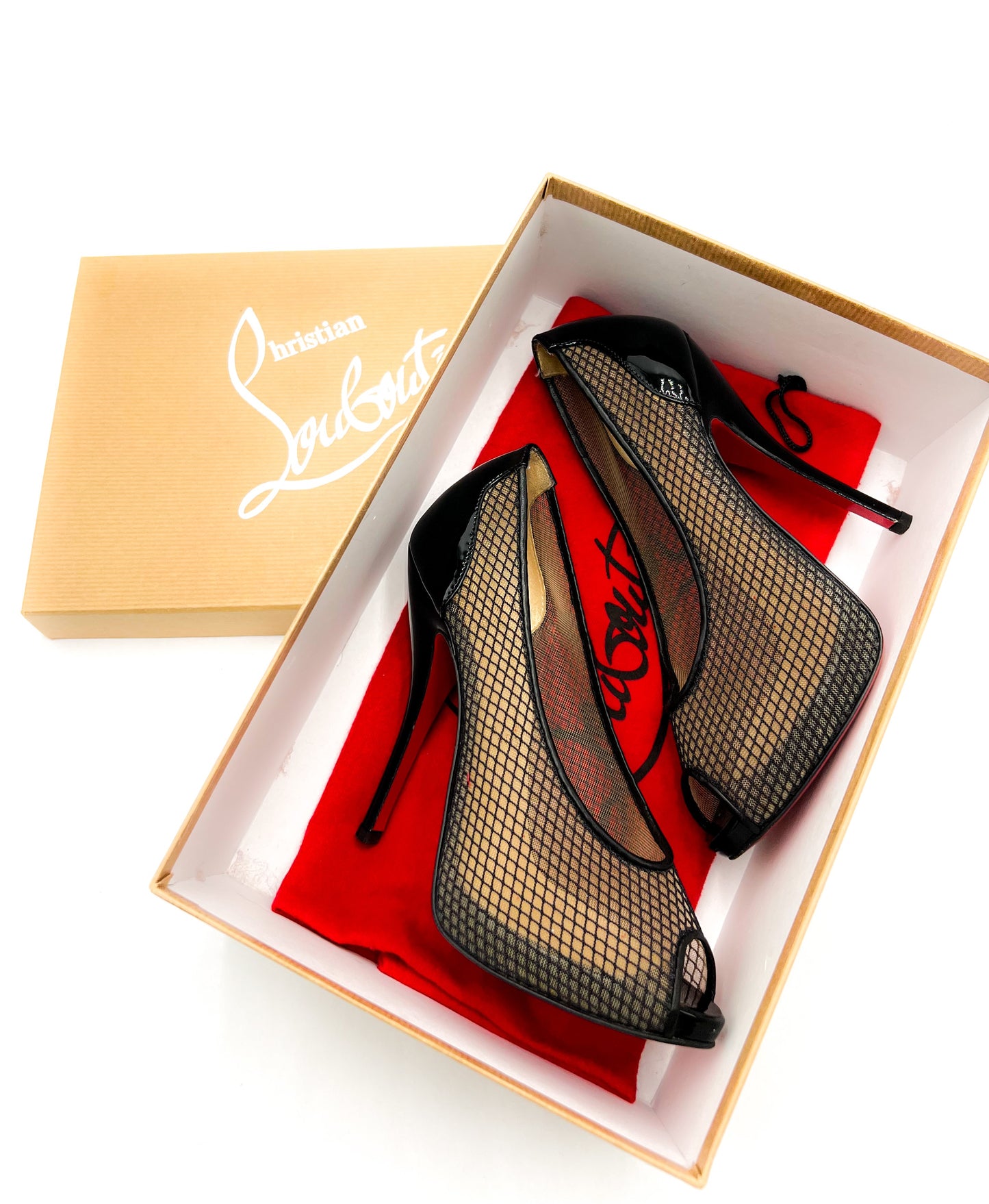 Louboutin Open Toe Stilettos