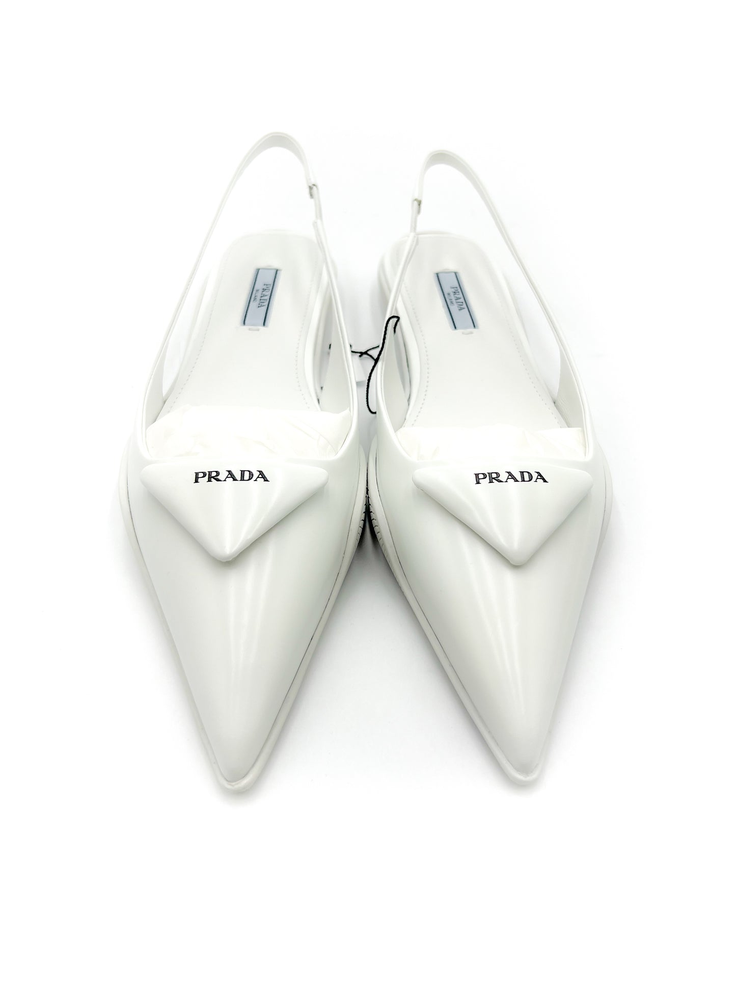 Prada Pointed Slingback Mules