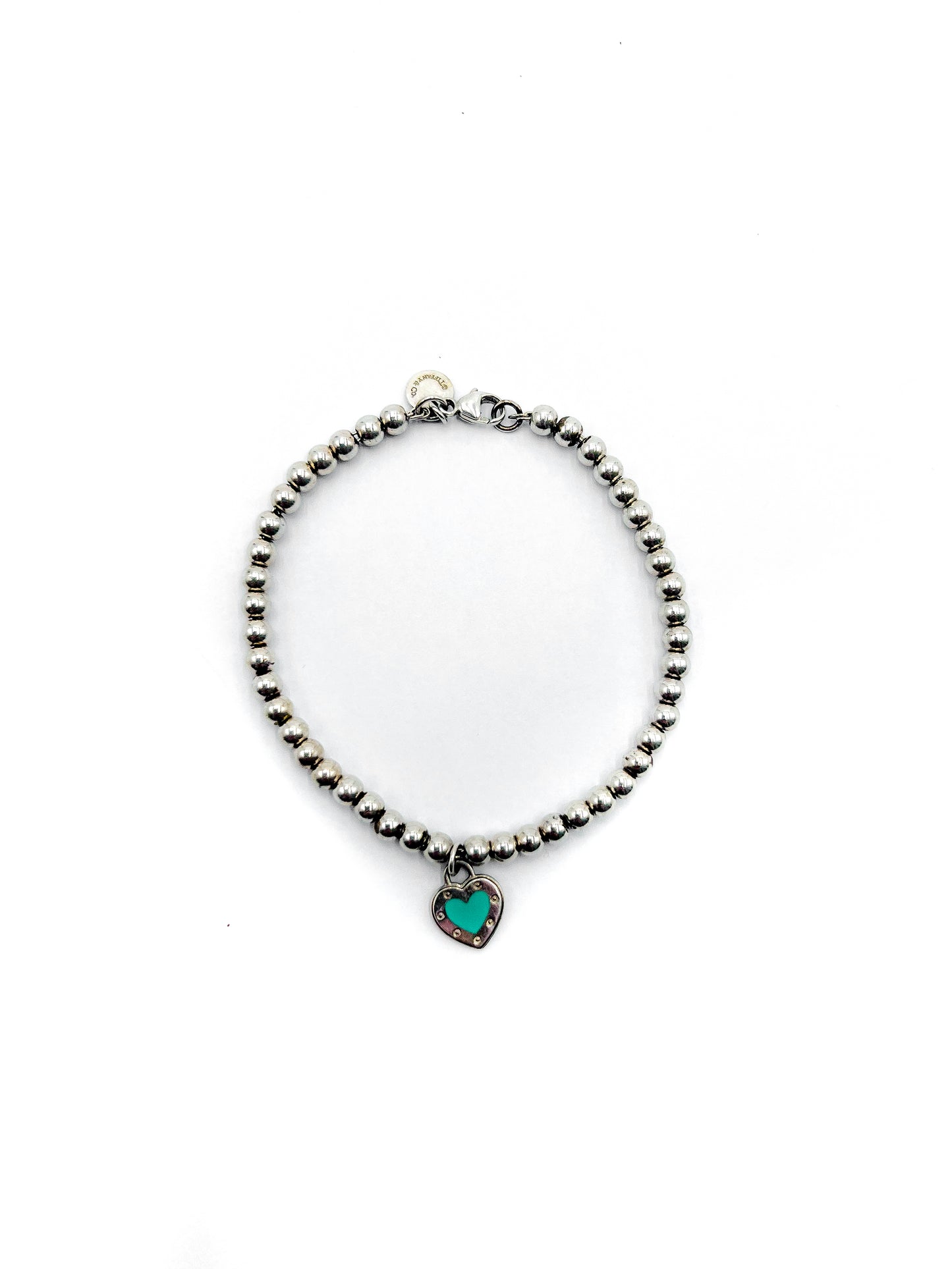 Tiffany & Co Heart Tag Bead Bracelet