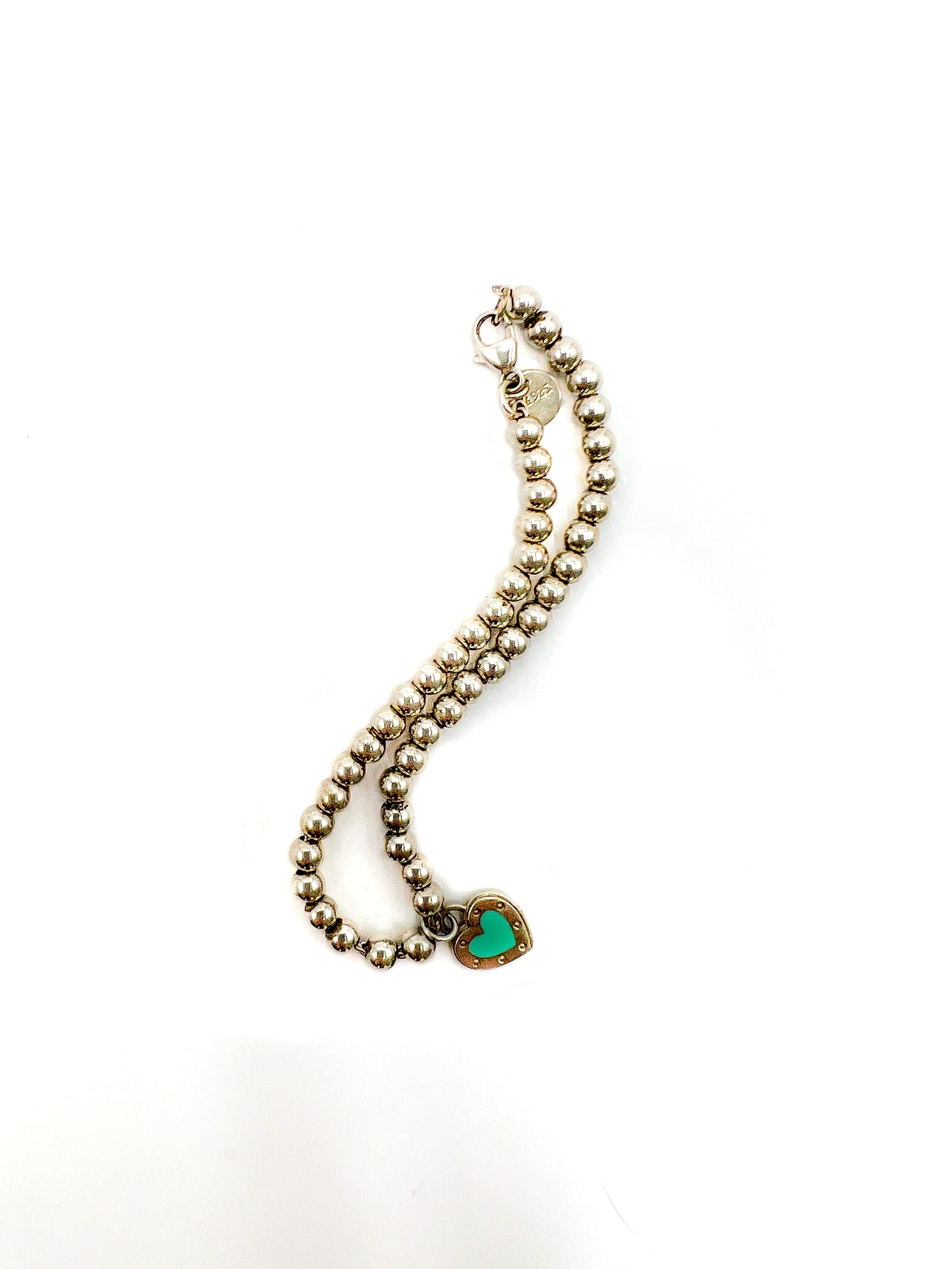 Tiffany & Co Heart Tag Bead Bracelet