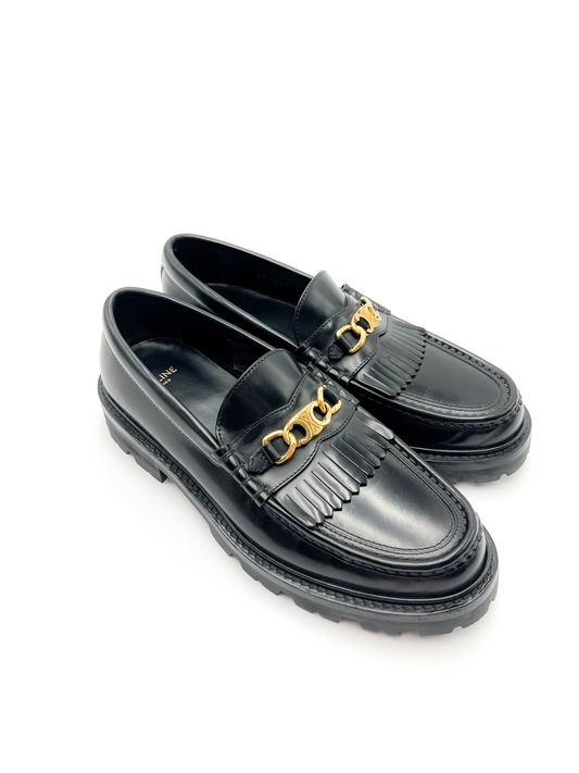 Celine Flat Triomphe Loafers