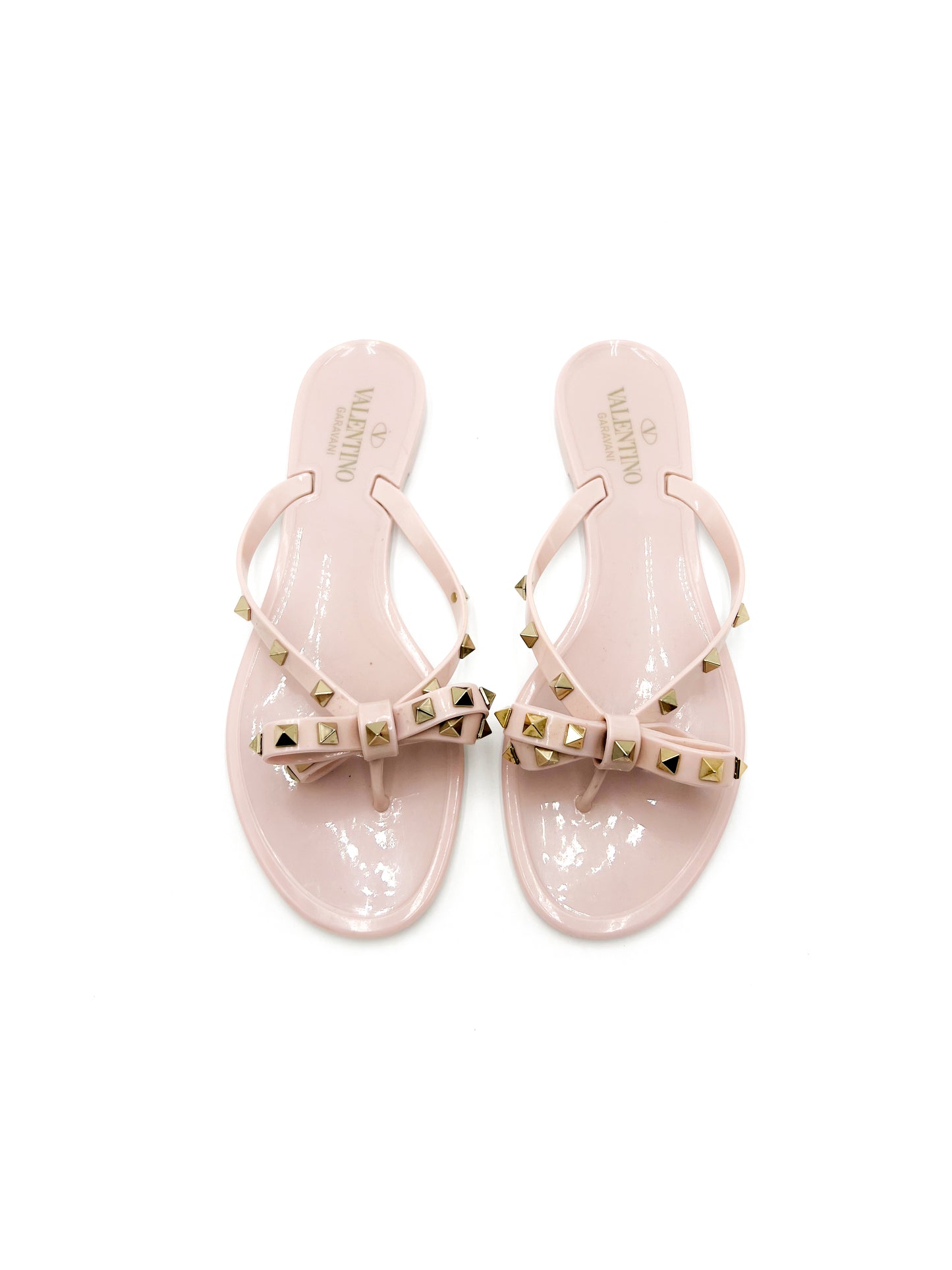 Valentino Garavani Rockstud Jelly Thong Sandals