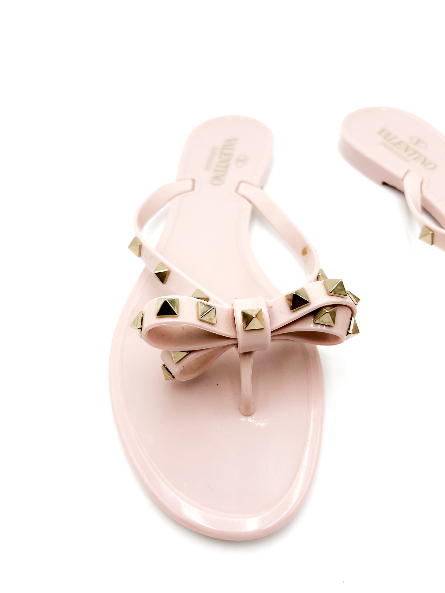 Valentino Garavani Rockstud Jelly Thong Sandals