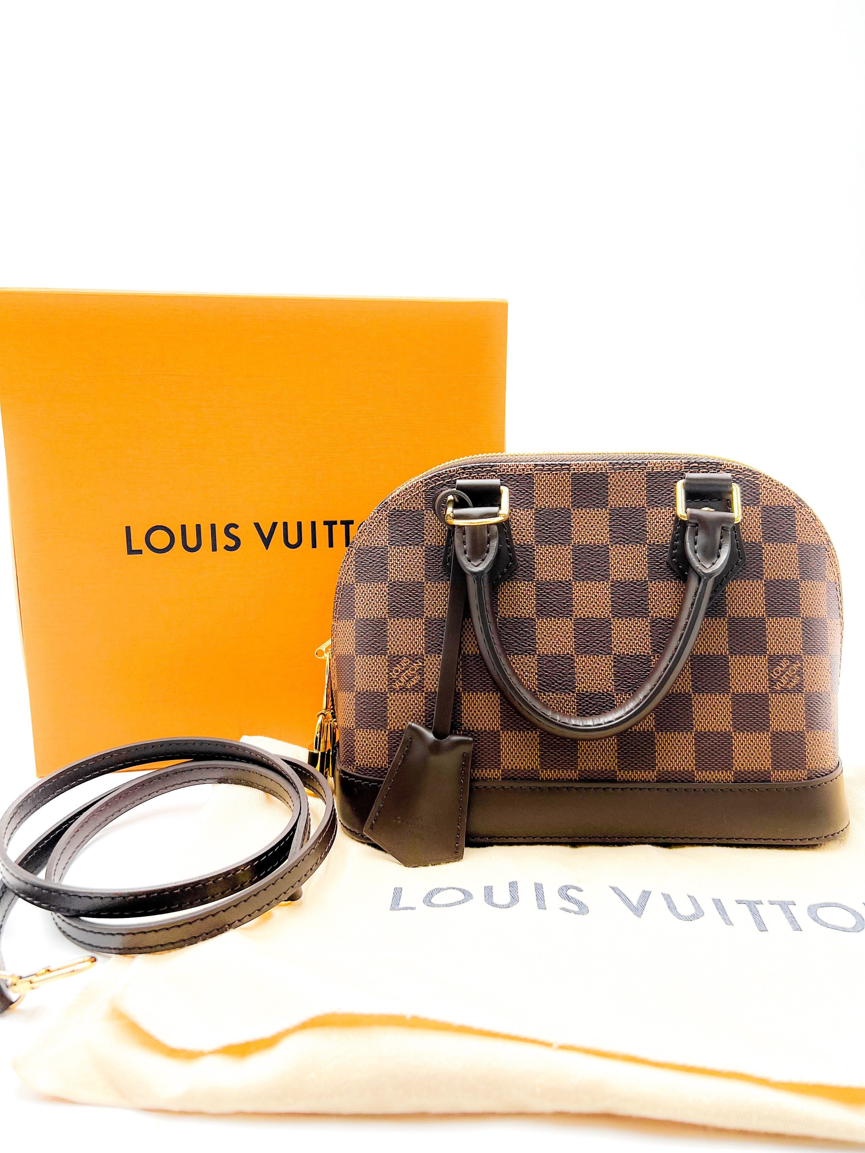 Louis Vuitton Alma BB Damier Ebene HARDWARE HOUSE